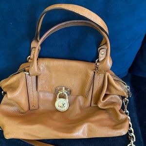 Brown Michael kors satchel shoulder bag